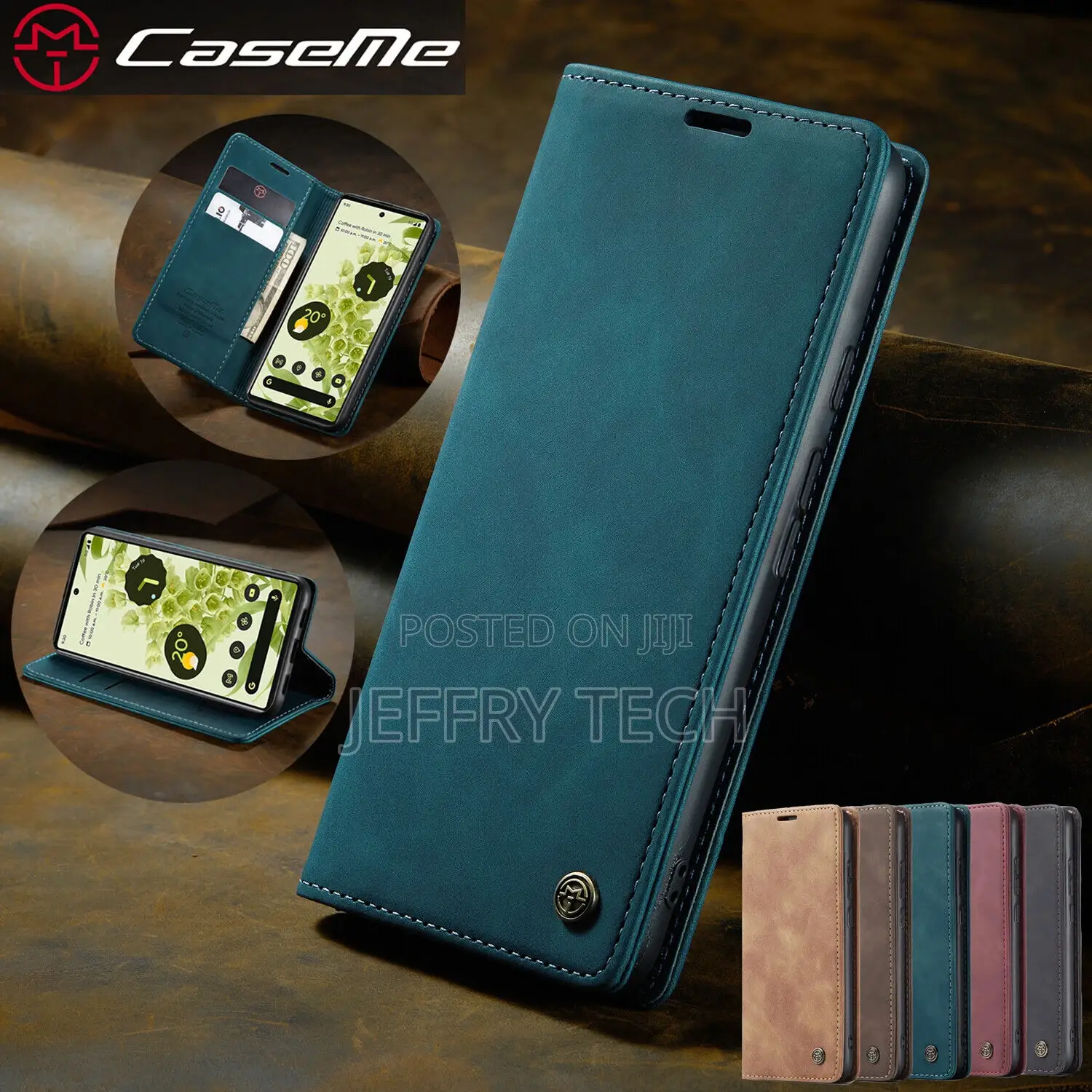 Flip Leather Phone Case for Samsung Galaxy M33 (5G) Magn