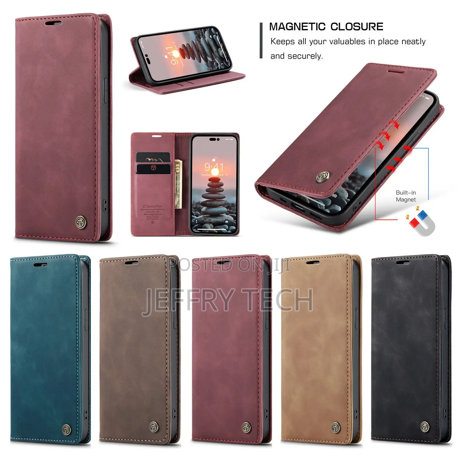Caseme for Samsung Galaxy Note 20 Case ,Leather Magnetic Wal