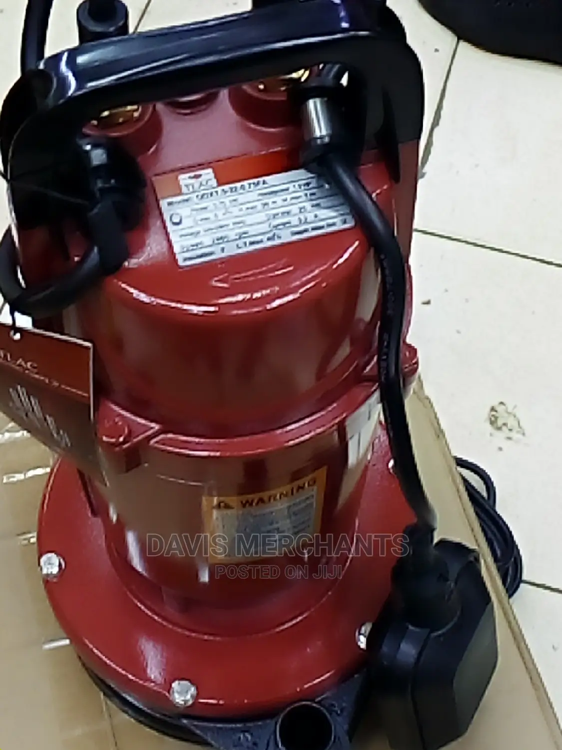 Tlac Submersible Water Pump 1hp