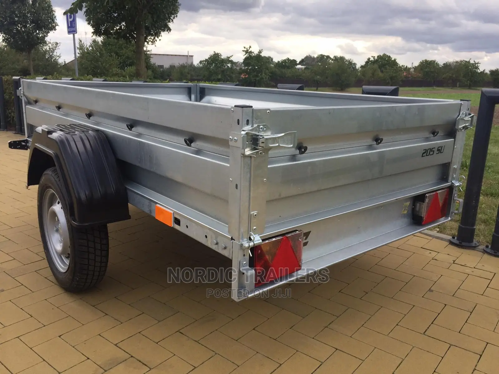 Single Axle Box Trailer
