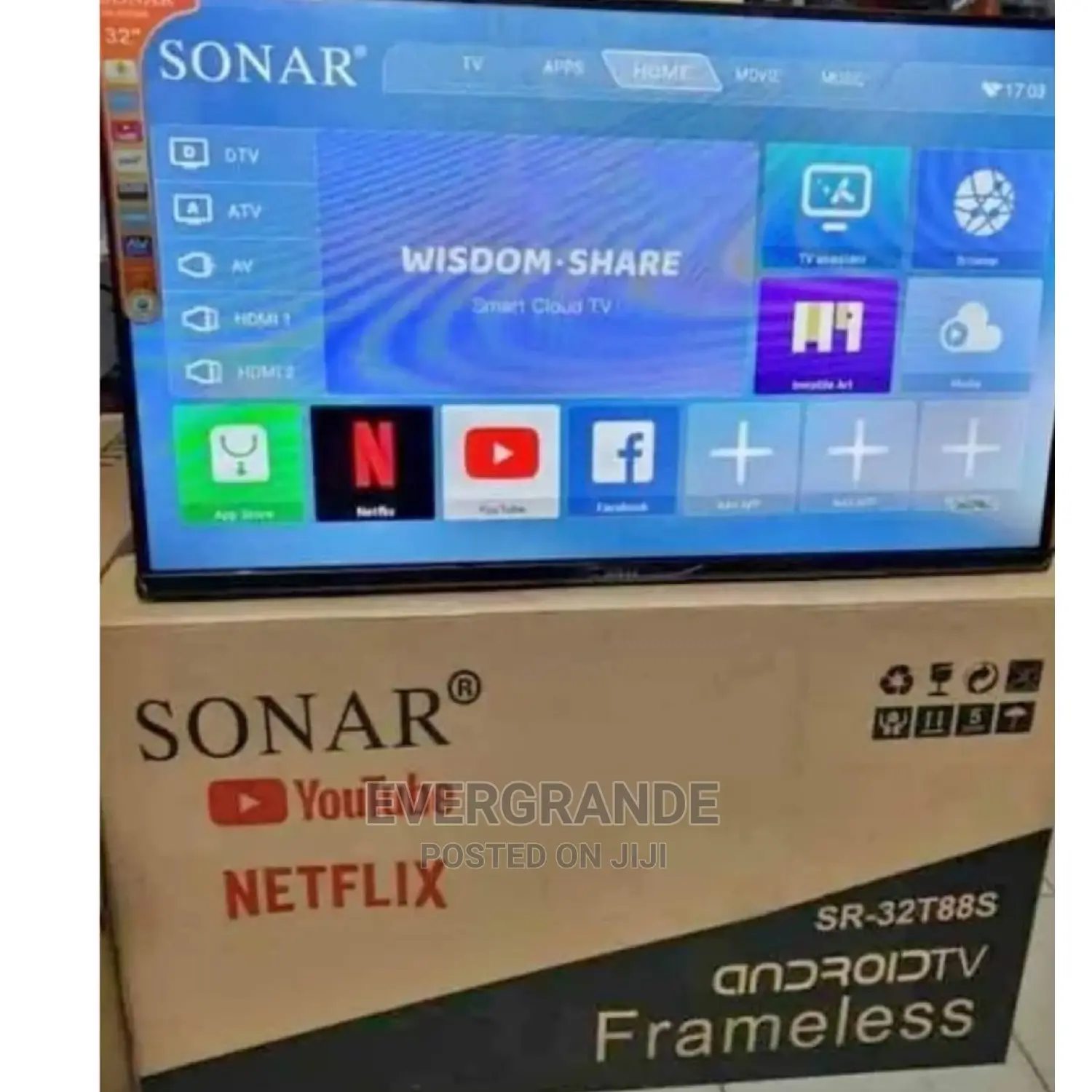 Sonar 32 Inches Smart Android Tv 
