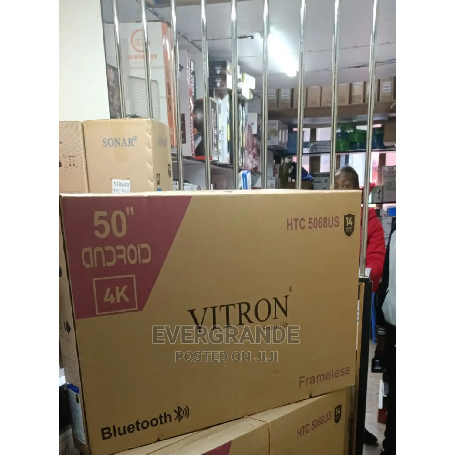 Vitron 50 Inches Smart Android Flameless Digital Tv,