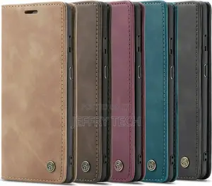 Wallet Protective Leather Case for Redmi Note 10 PRO Brown -