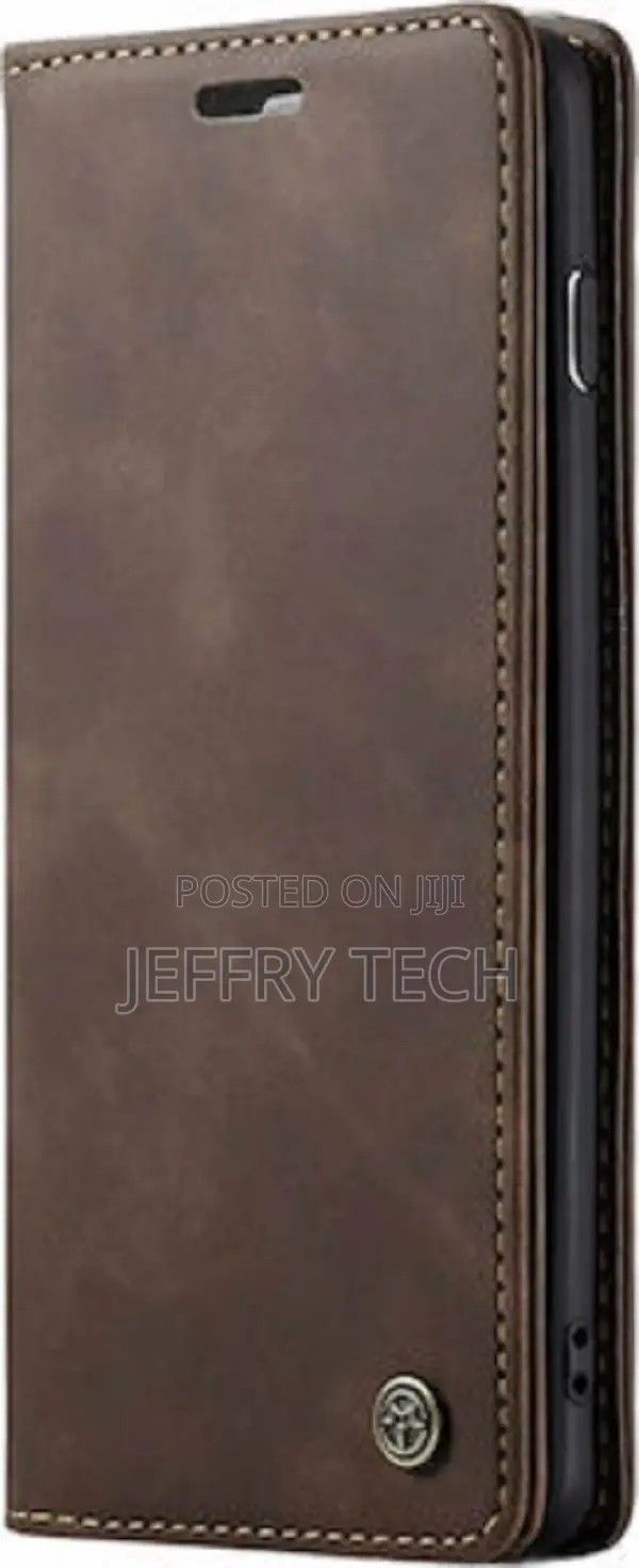Wallet Protective Leather Case for Redmi Note 10 PRO Brown -