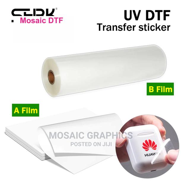 UV Dtf Stickers a and B Roll 50meters