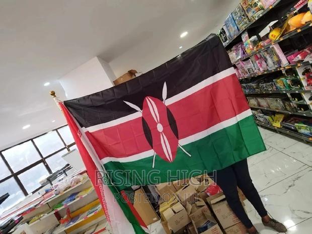 Quality Kenyan Flags 4ft X 6ft - thumbnail 2
