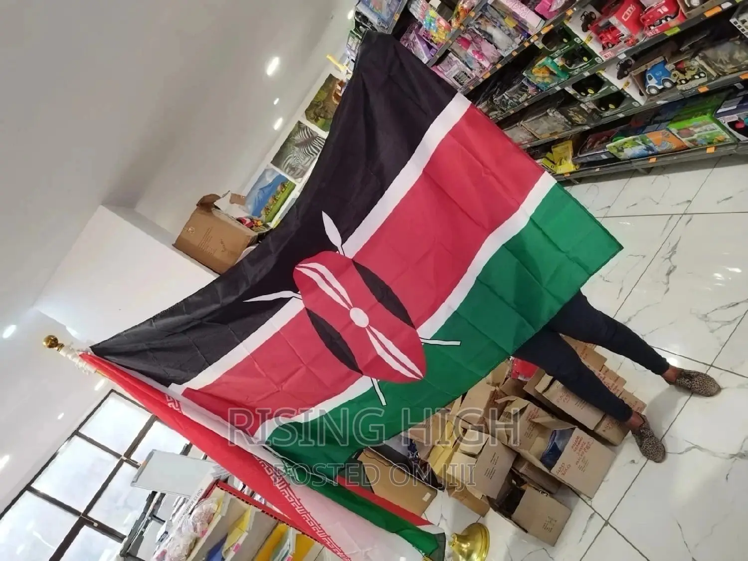 Quality Kenyan Flags 4ft X 6ft