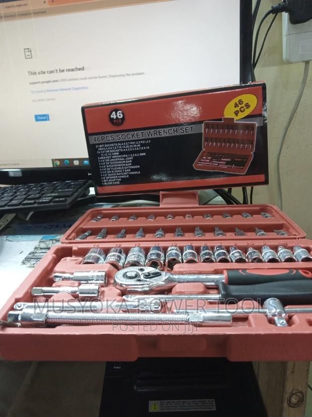46pieces Tool Box Deep Socket Wrench