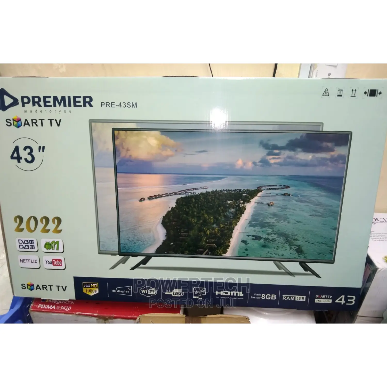 Premier 43 Inches Smart Android Tv*