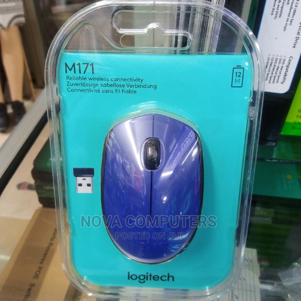 Logitech Wireless Mouse M171 - Blue - main view