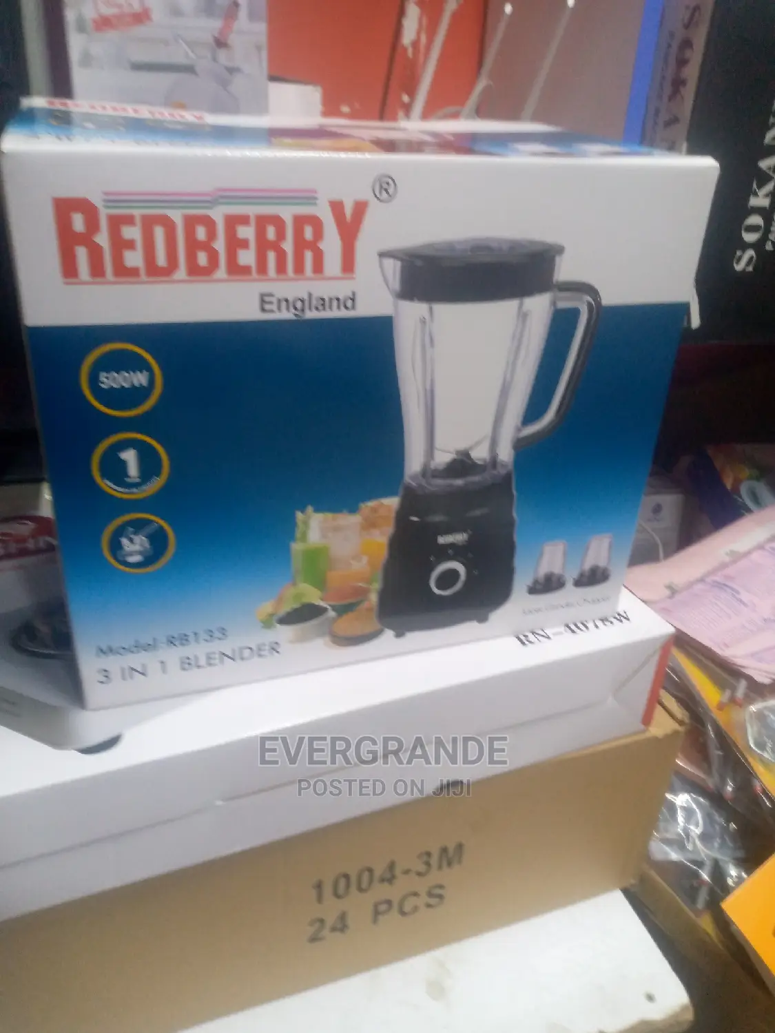 3 in 1 Redberry Blender