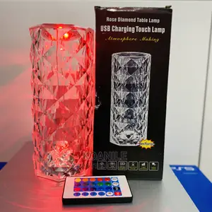 Rose Diamond Table Lamp USB Charging Touch Lamp