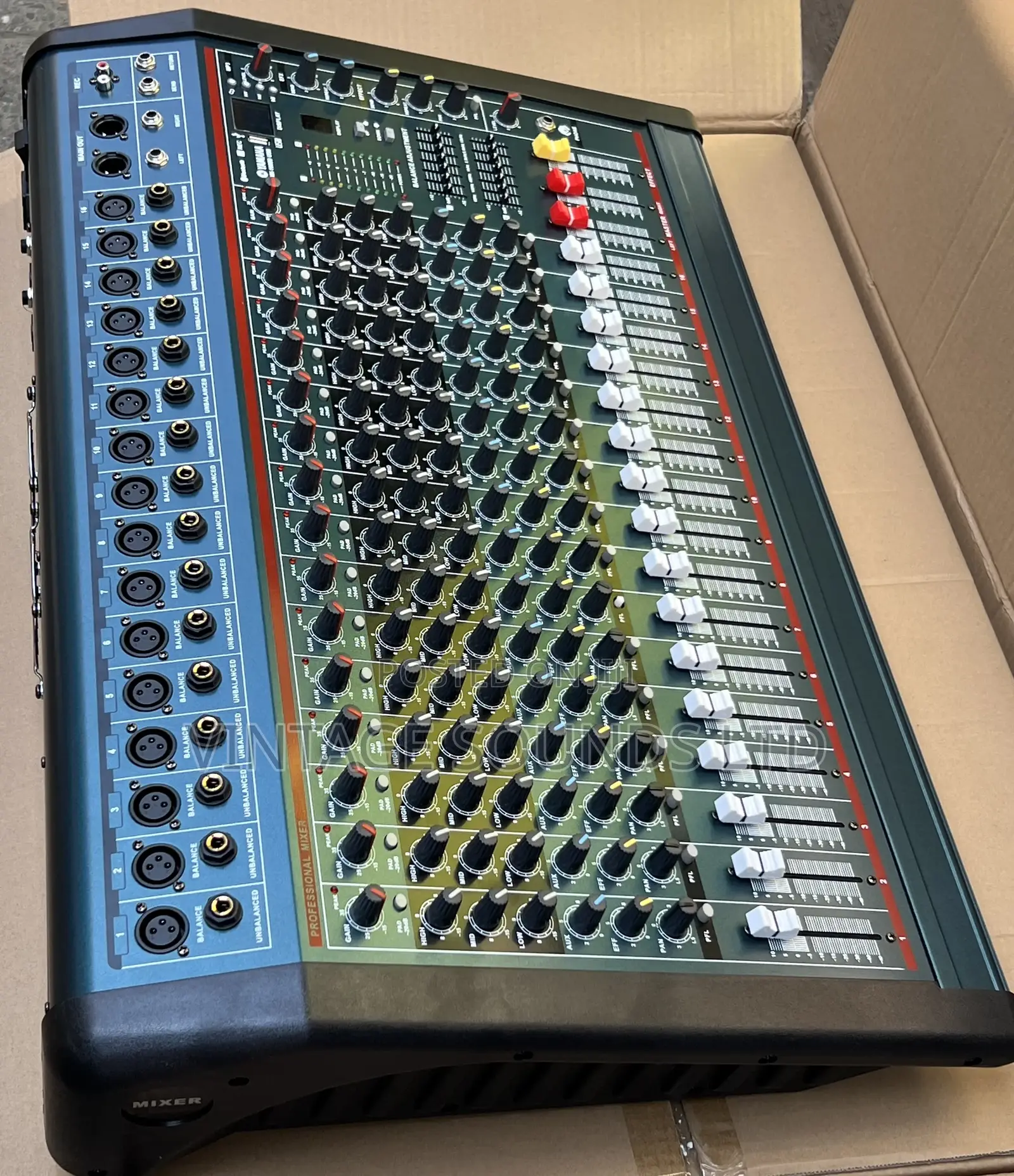 Yamaha Powered Mixer 16 Channel With Bluetooth Usb New Mod