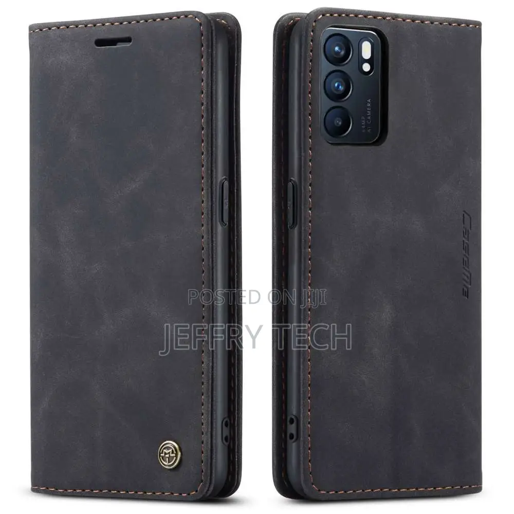 Oppo Reno 6 5G Case - CASEME Retro Phone Case With Black