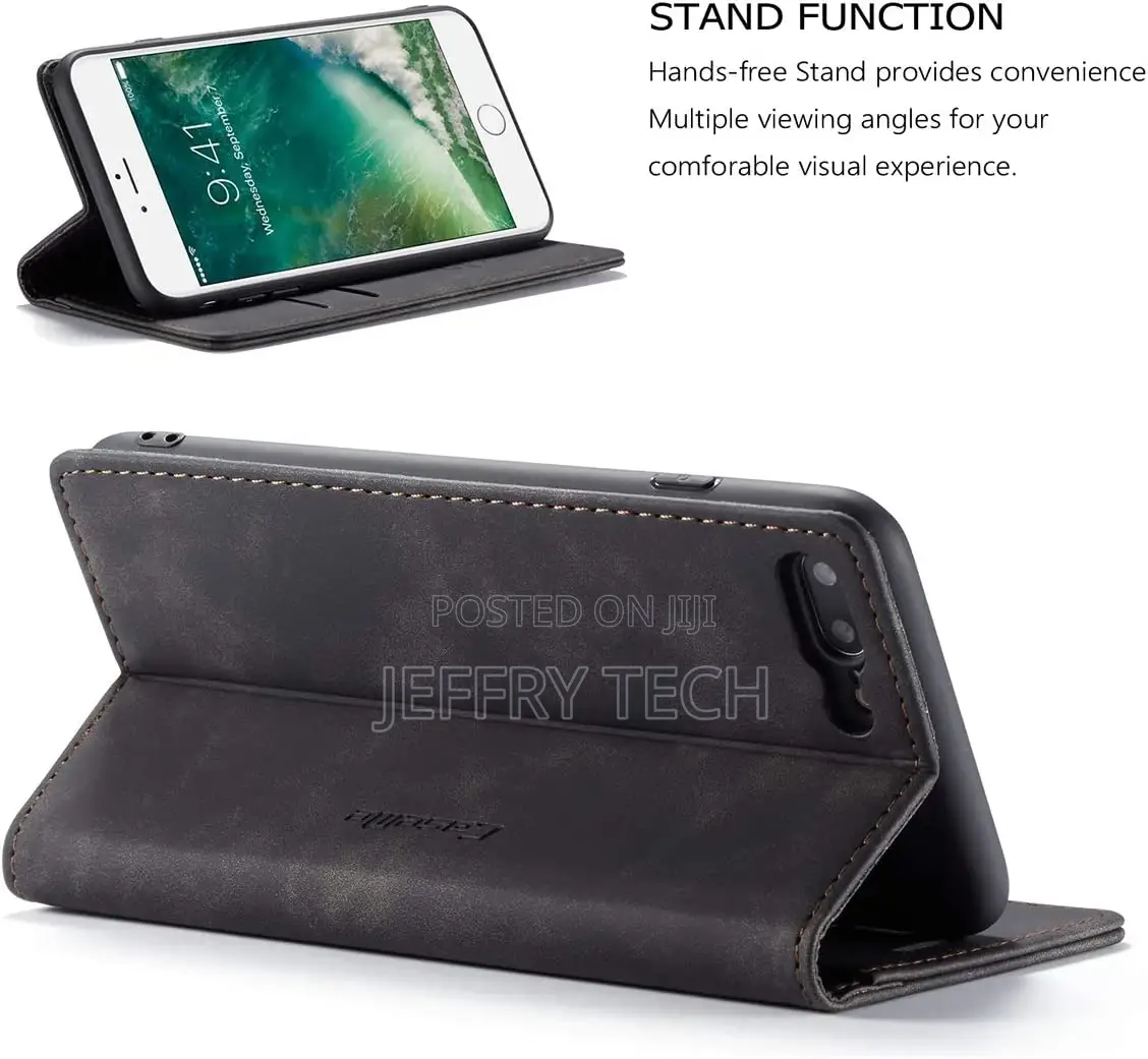 QLTYPRI Case for iPhone 6 Plus 6S Plus, Vintage PU Leather W