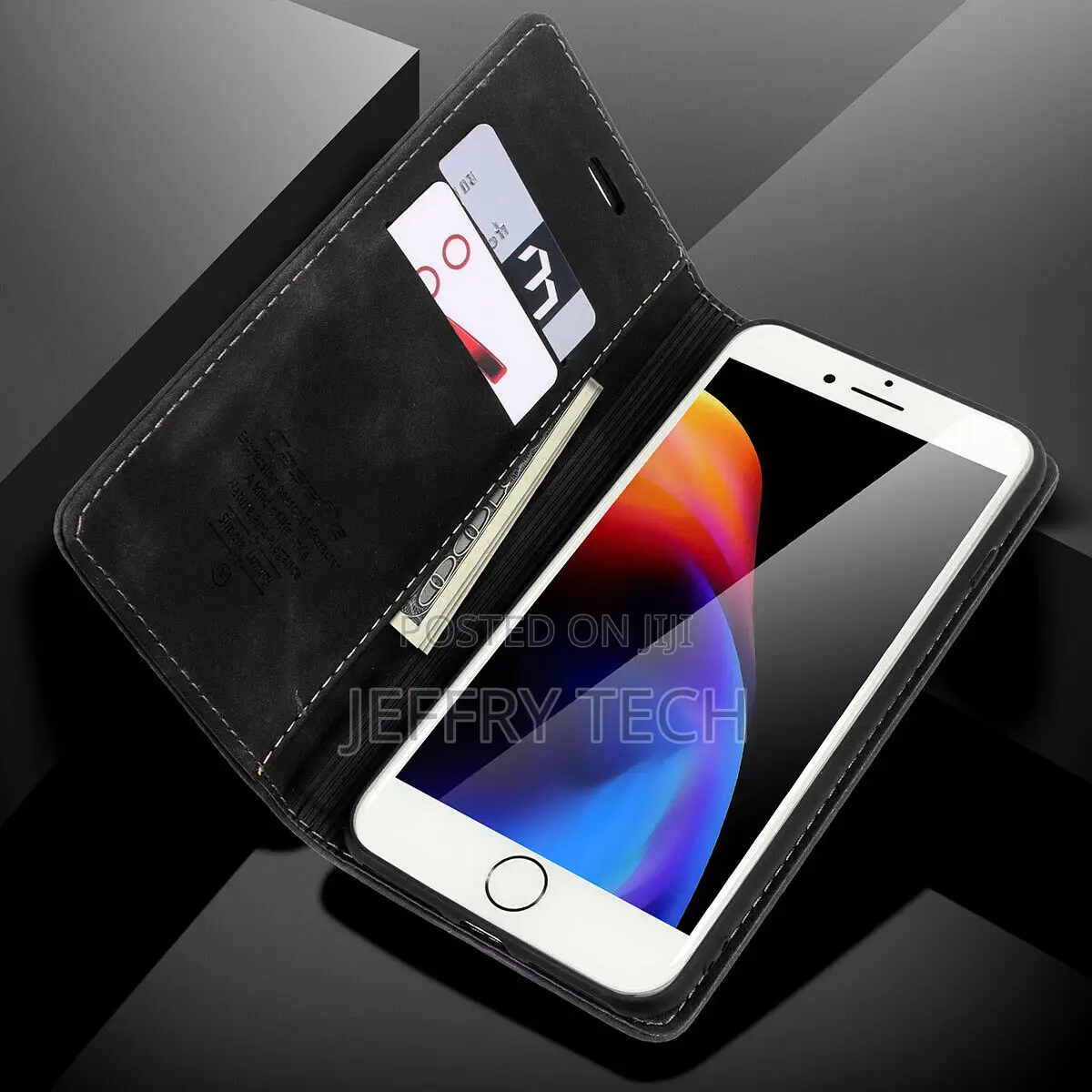 Flip Leather Magnetic Wallet Case Cover for iPhone 8 Plus