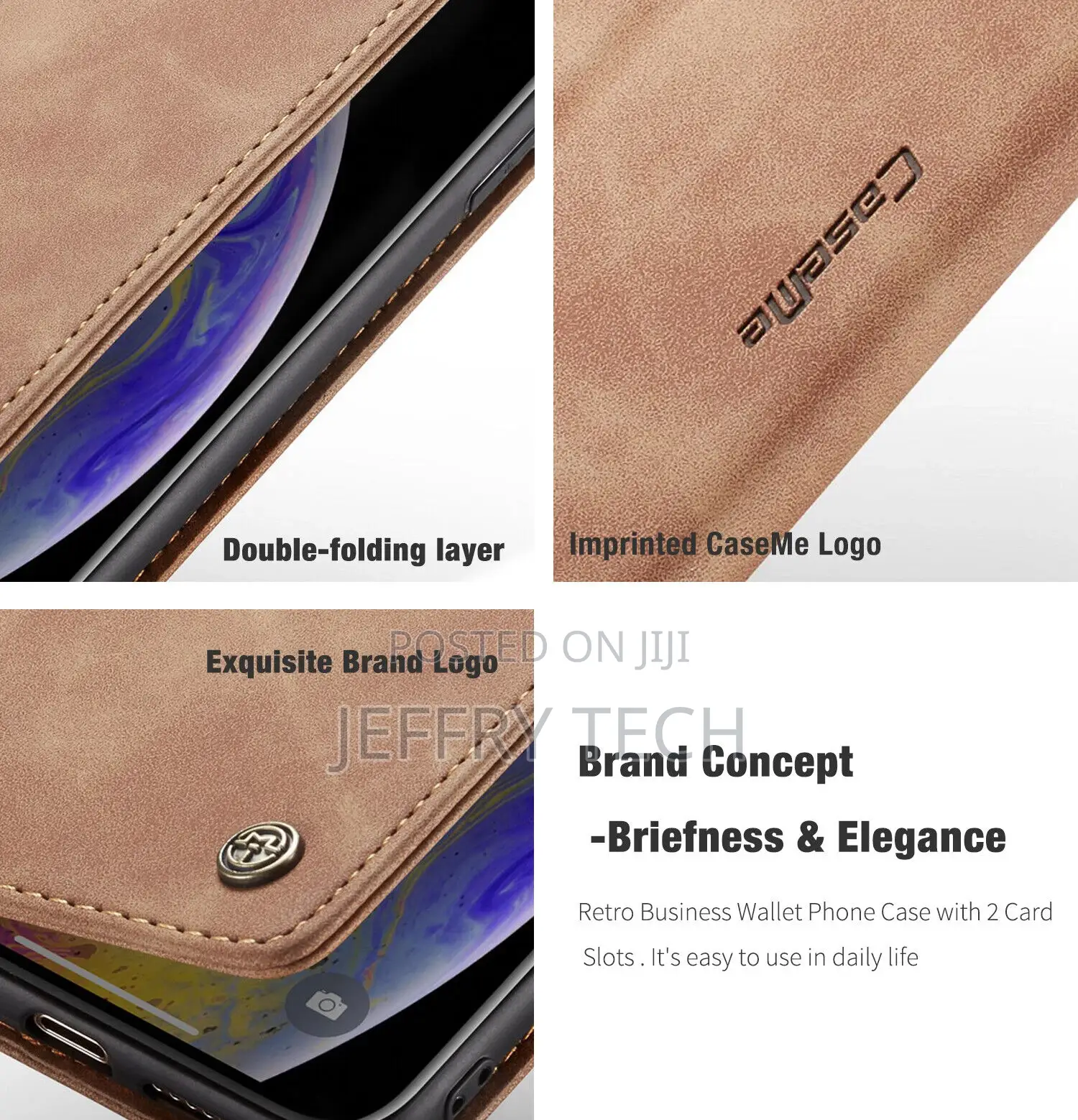 For iPhone XS Max Magnetic Wallet Case Flip Leather Card Co