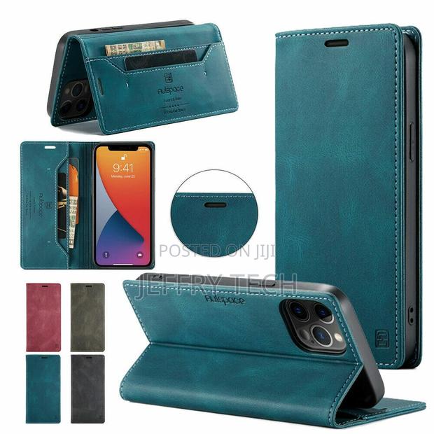 For Ipone 11 Pro Max Wallet Shockproof Stand Phone Case - thumbnail 4