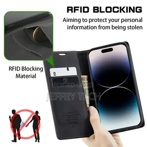 For iPhone 13 Case Magnetic Leather Wallet Cover