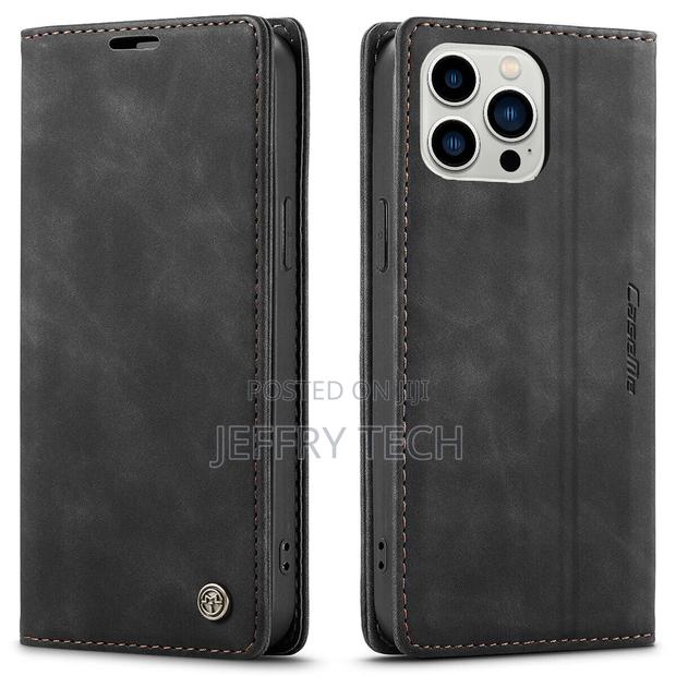 iPhone 13 Pro Max Case Wallet Leather Flip Card Holder Shock - main view