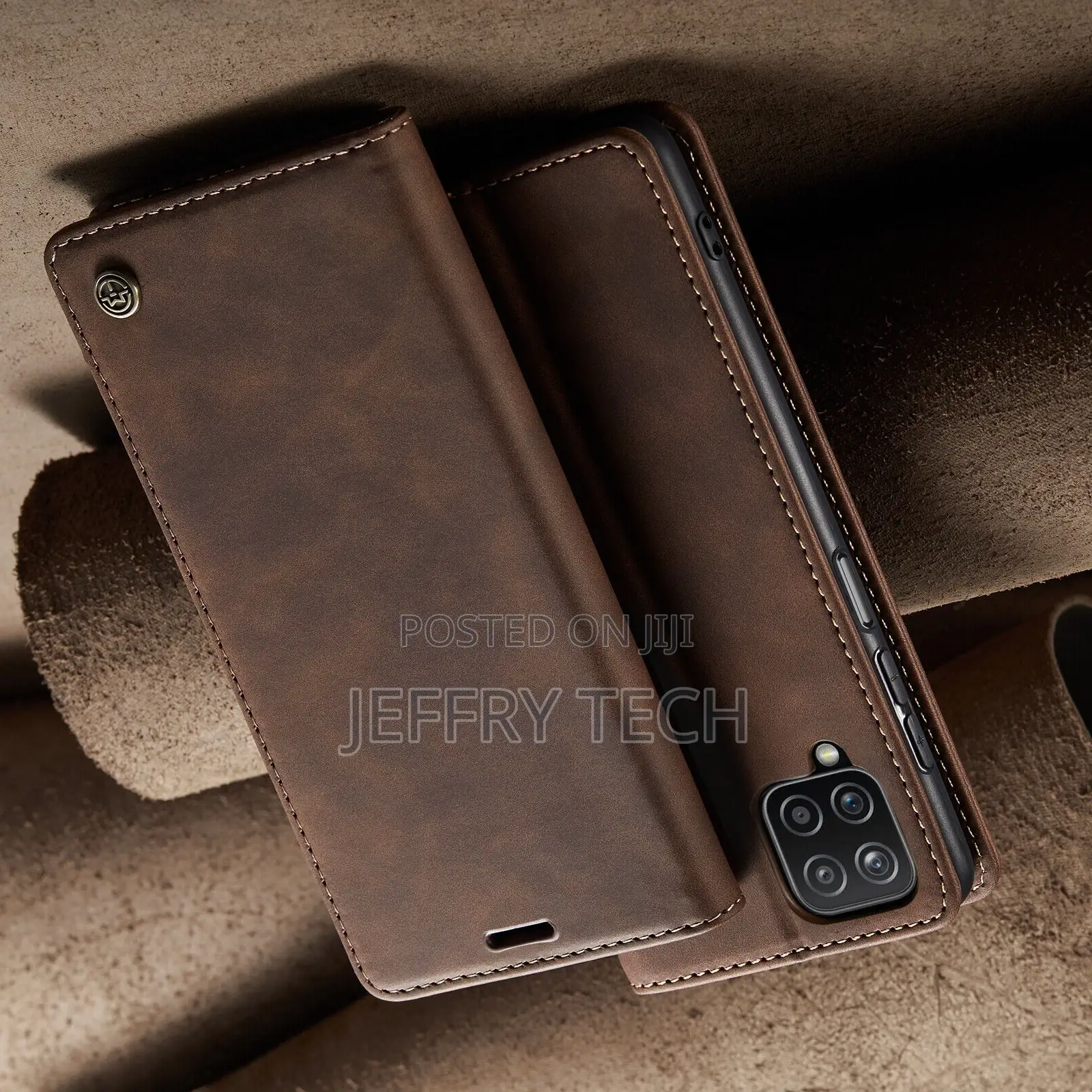 Caseme for Samsung Galaxy A12 Case , PU Leather Magnetic Wal