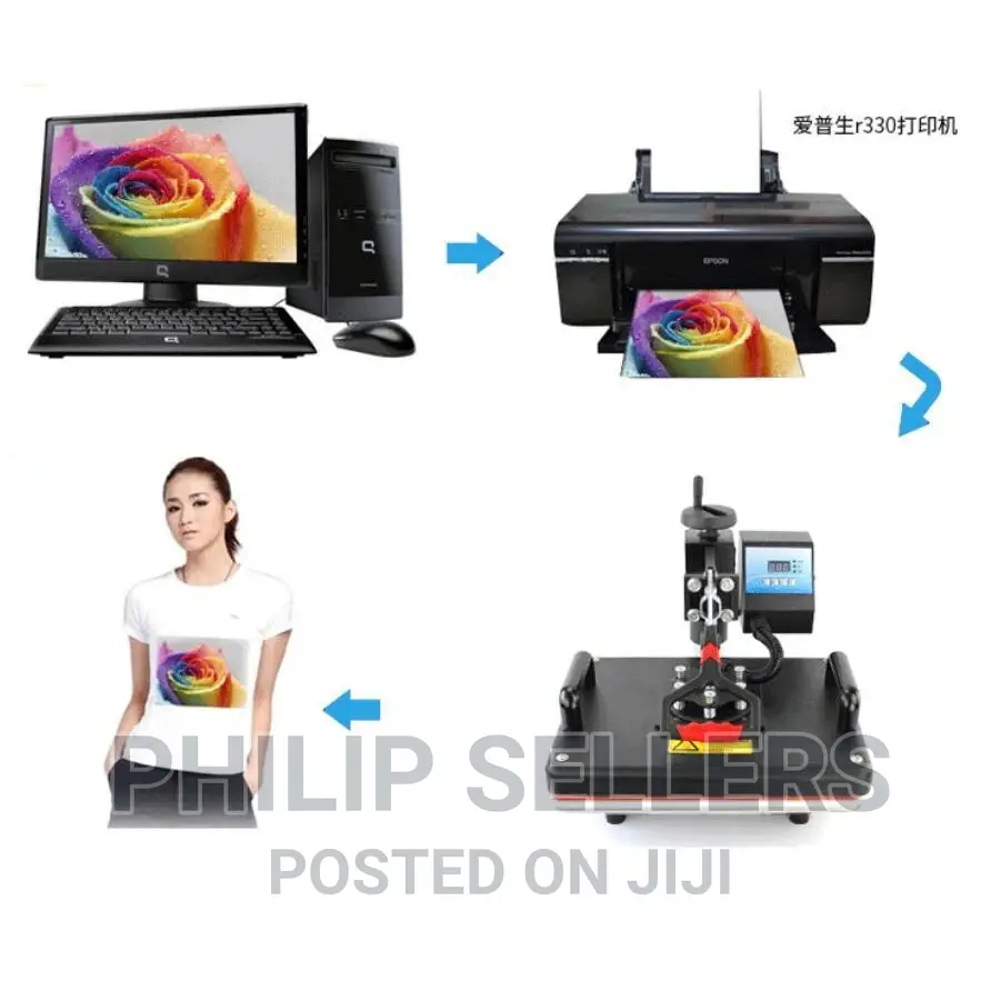 Heat Press Machine 8 in 1 Combo Set