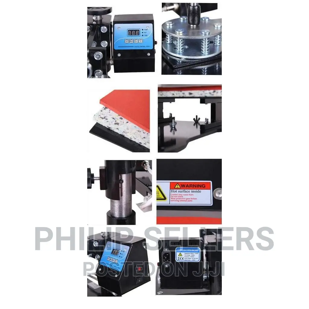 Heat Press Machine 8 in 1 Combo Set