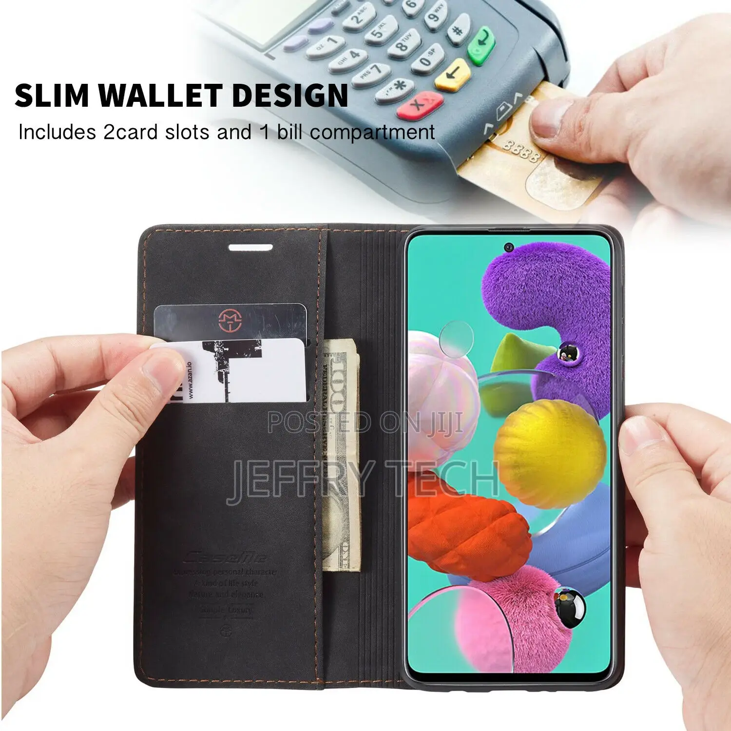 Case for Samsung Galaxy A21s Flip Magnetic Case Protection C