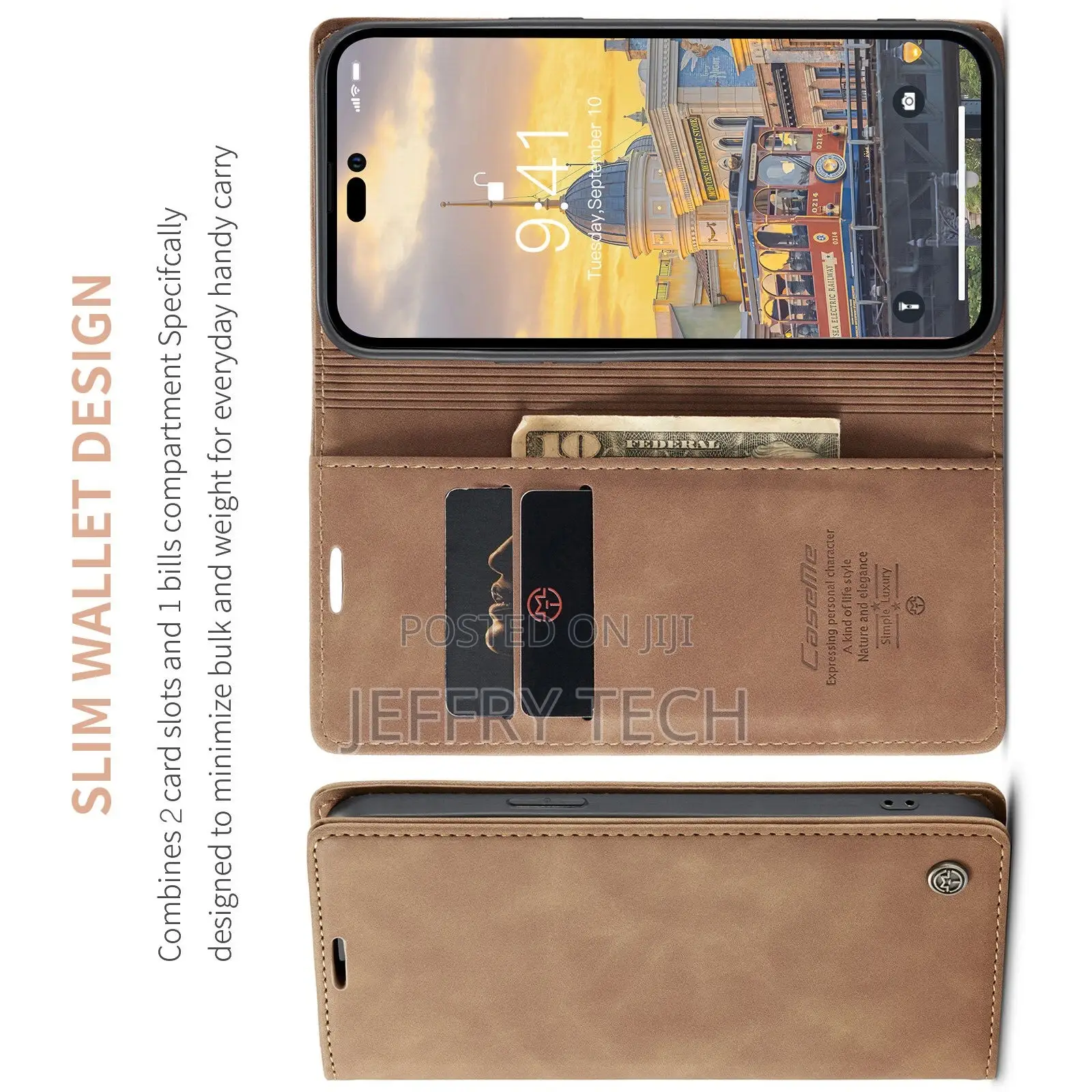 Caseme for Samsung Galaxy A31 Case , PU Leather Magnetic Wal