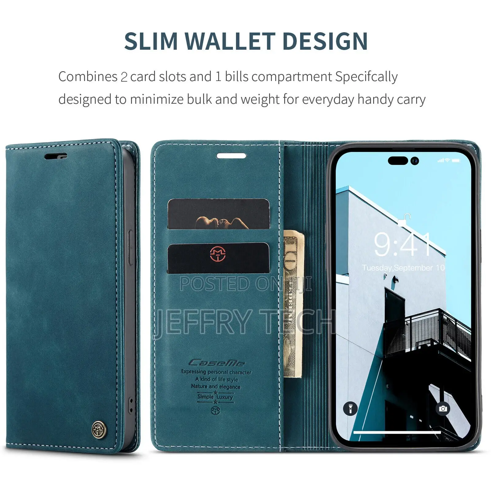 Caseme for Samsung Galaxy A53 5G Case ,Leather Magnetic Wall