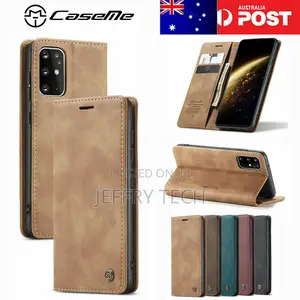Samsung Galaxy A73 Caseme Magnetic Leather Wallet Card Cover