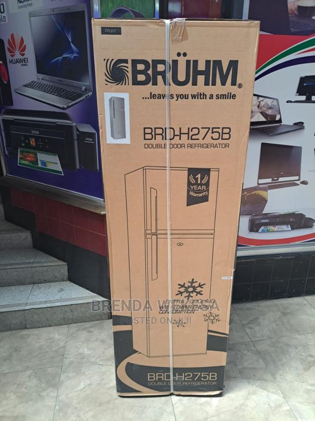 Bruhm BRD-275B Double Door Fridge, 275L