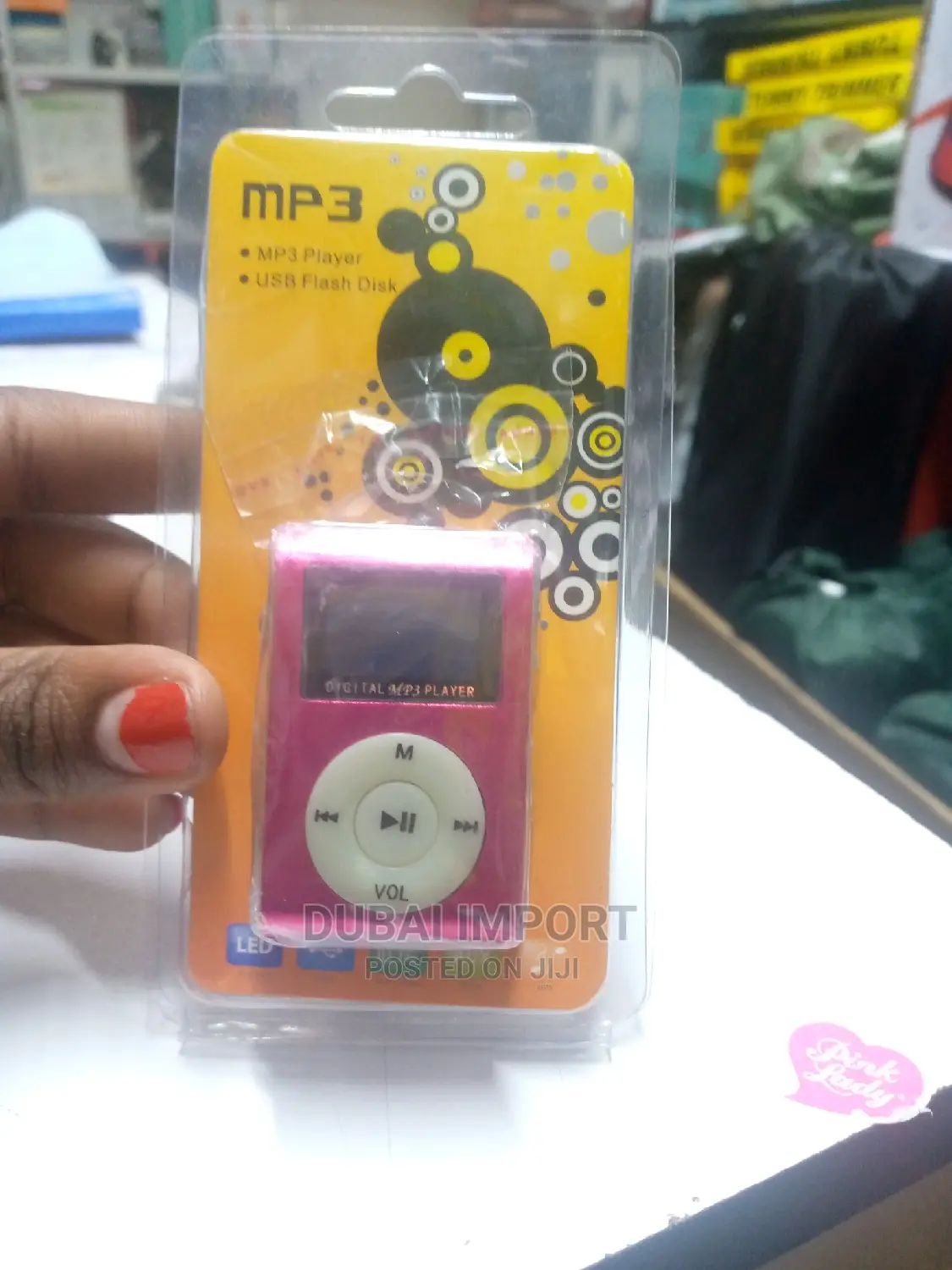 Mp3 Player Pink With Fm Radio