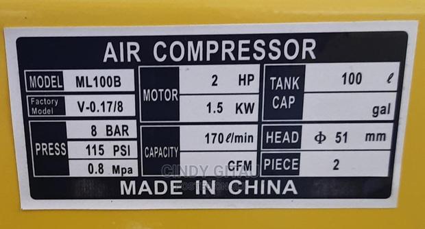 Milano 100liters Air Compressor Electric - thumbnail 2