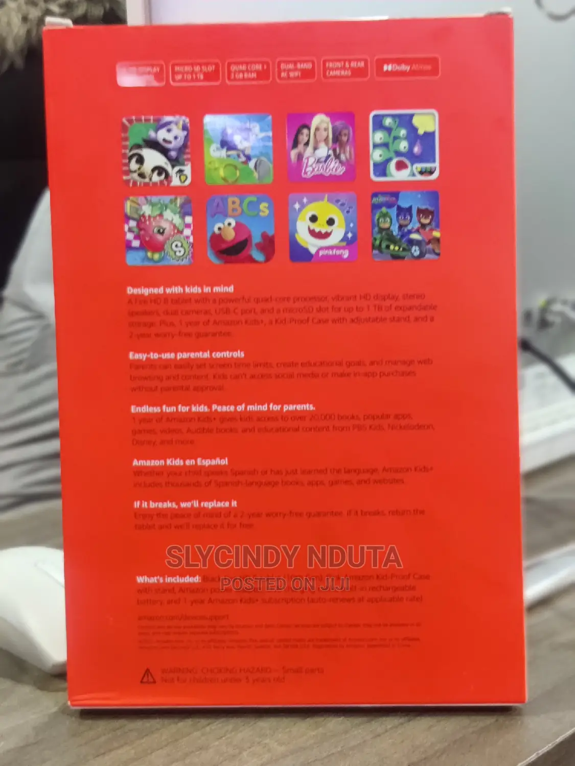 New Amazon Fire HD 8 32 GB Pink