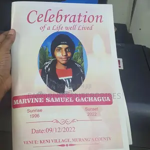 General Eulogy Printings