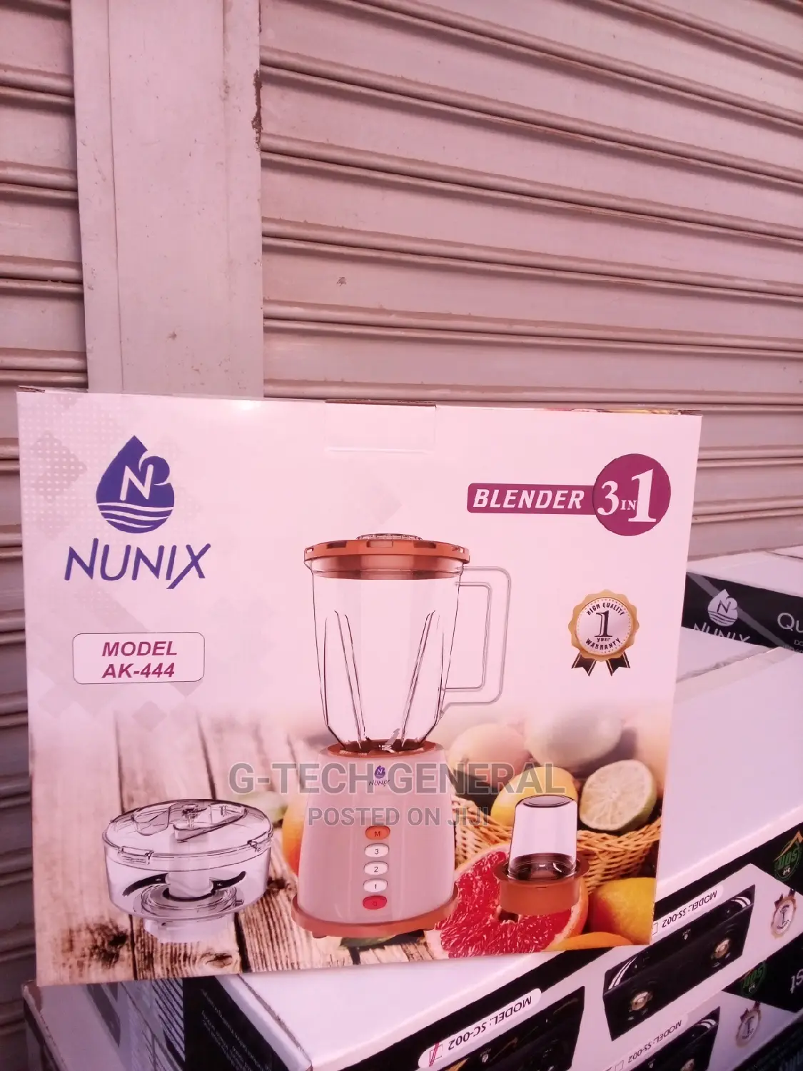 Nunix 3 in 1 Blender, Grinder Chopper Model.