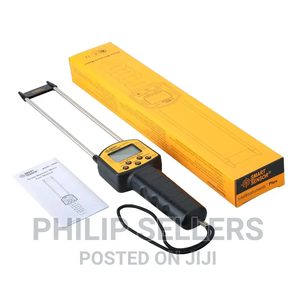Digital Grain Moisture Meter Handheld LCD Hygrometer With M