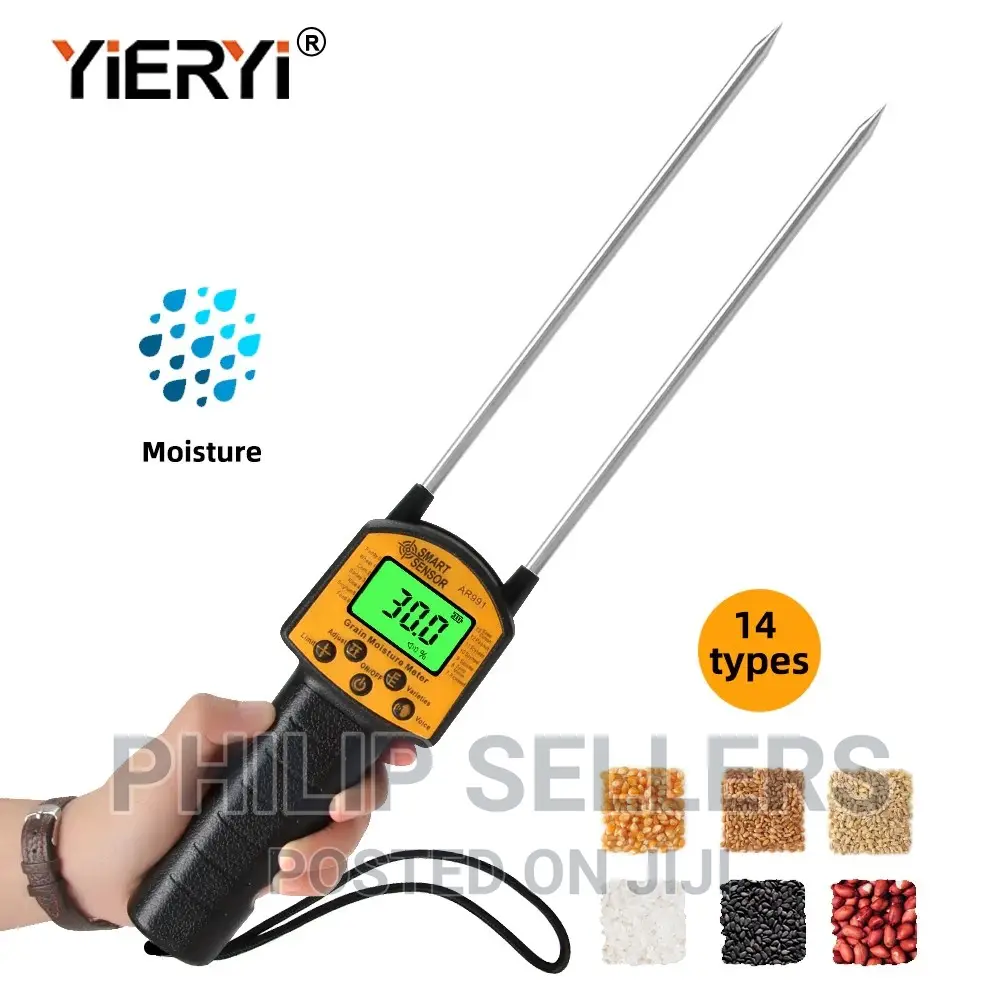 AR991 Grain Moisture Meter Digital Tester Hygrometer LCD Dis