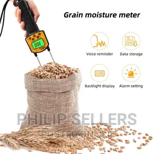 AR991 Grain Moisture Meter Digital Tester Hygrometer LCD Dis