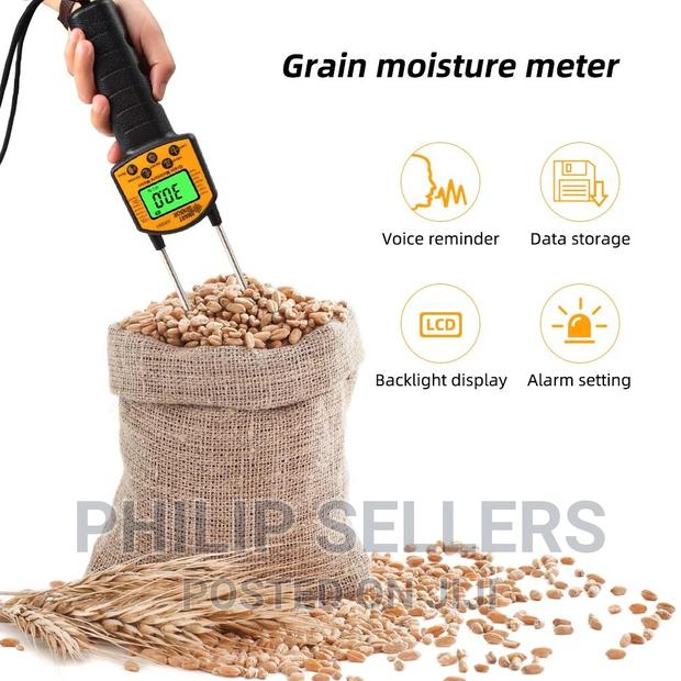 AR991 Grain Moisture Meter Digital Tester Hygrometer LCD Dis - thumbnail 3