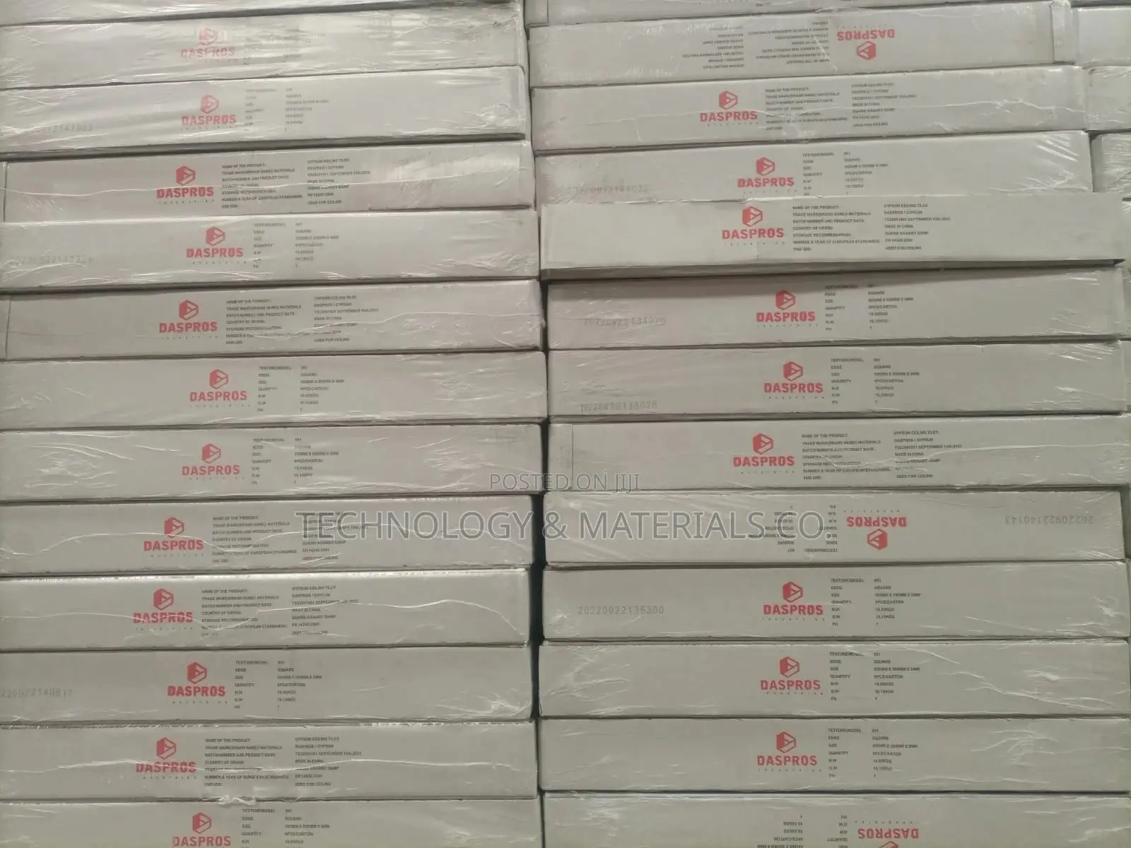 Gypsum Ceiling Tiles (600mm * 600mm)