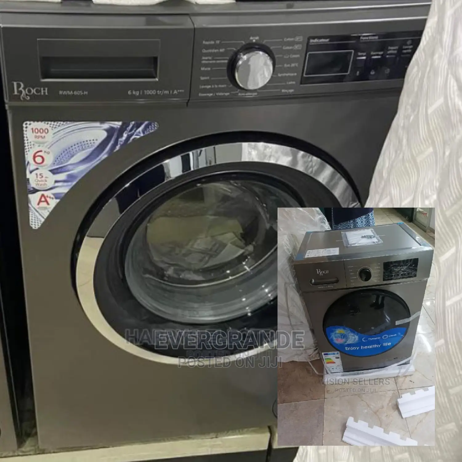 6 Kg Roch Washing Machine Front Load.
