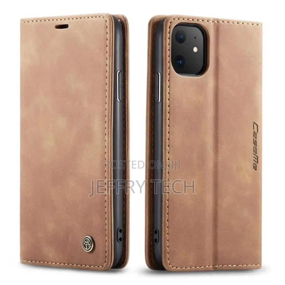 iPhone 11, Caseme Wallet Case – Brown