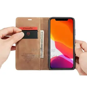 iPhone 11, Caseme Wallet Case – Brown