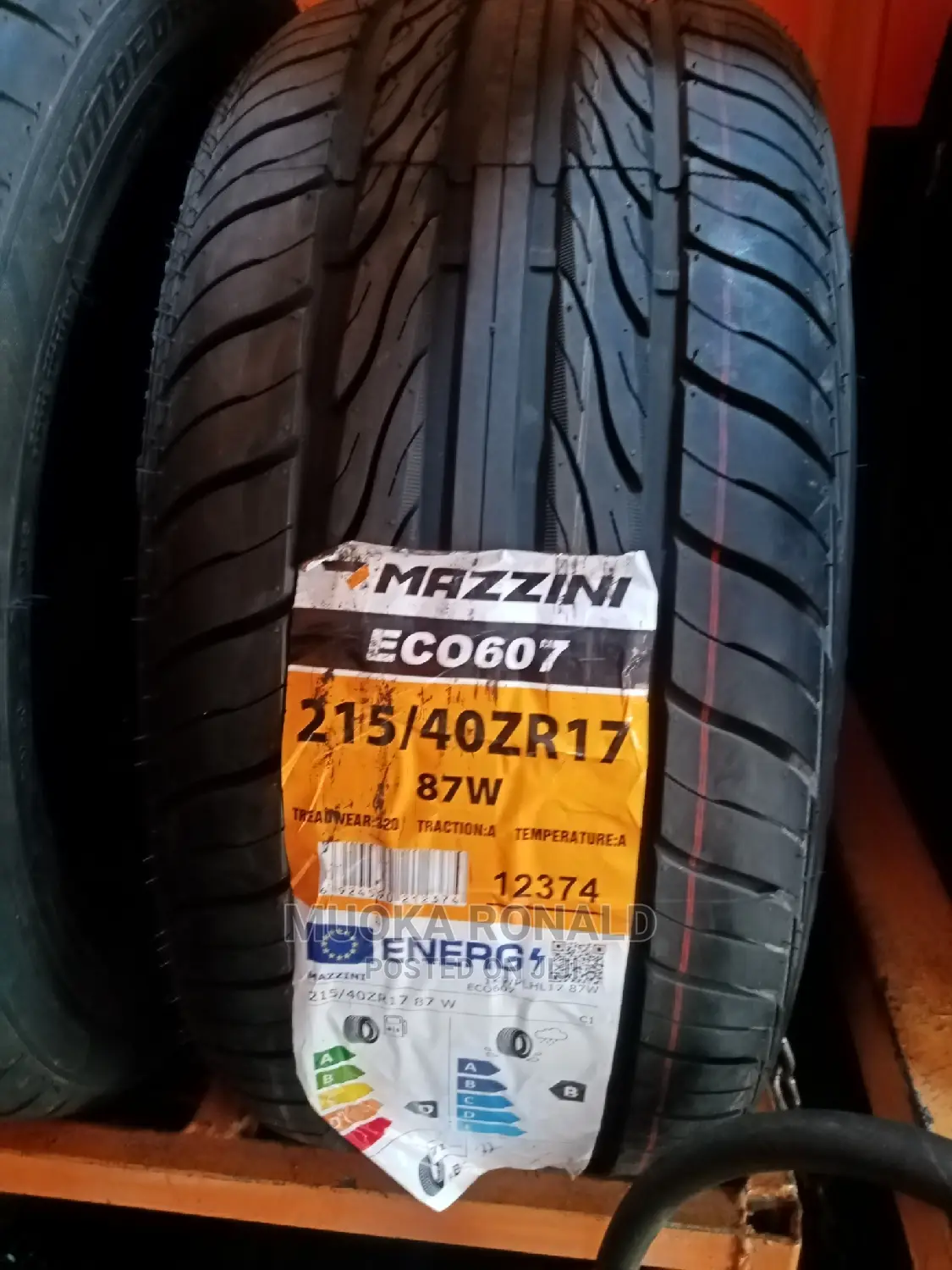 215/40r17 Mazzin Tyre