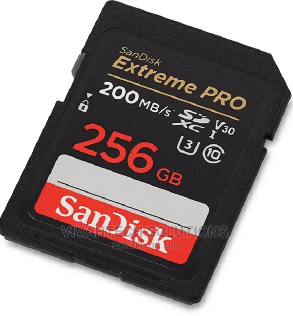 Sandisk 256GB Extreme PRO UHS-I Memory Card