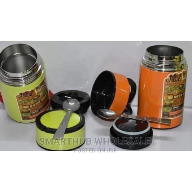 800ml BNS Food With Foldable Spoon Flask - main view