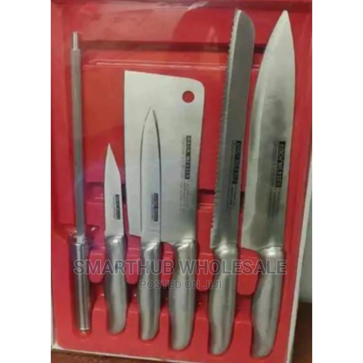 5pcs Knive Set With a Sharpener