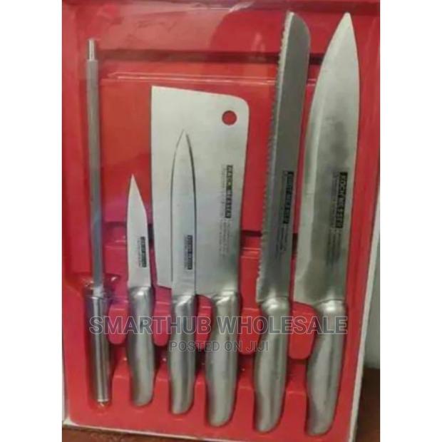 5pcs Knive Set With a Sharpener